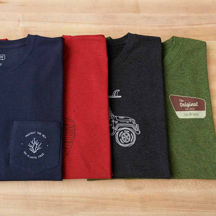 public-lands-t-shirt-o9 klean_shirt_all_designs_outlayed_lifestyle.jpg